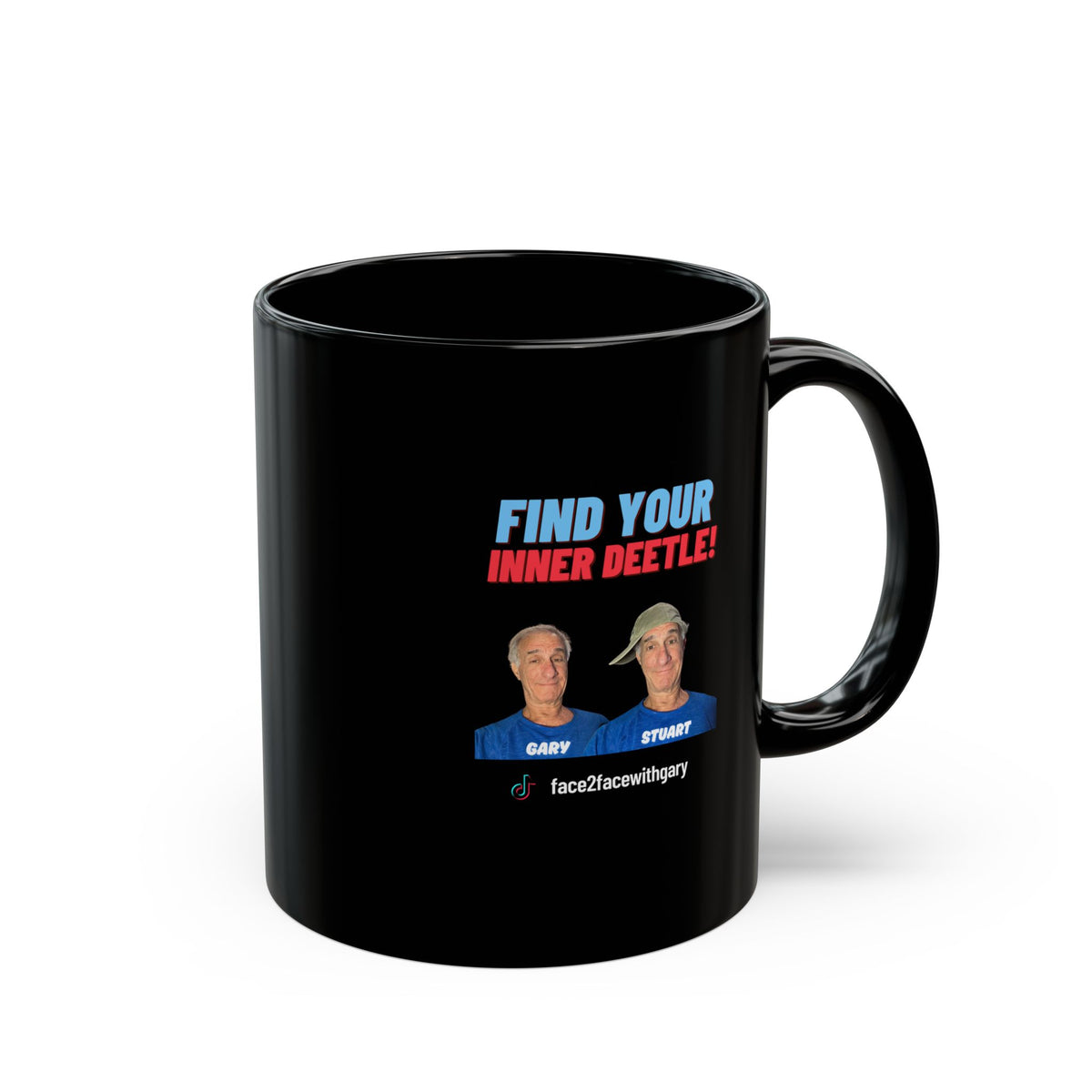 Inner Deetle Black Mug