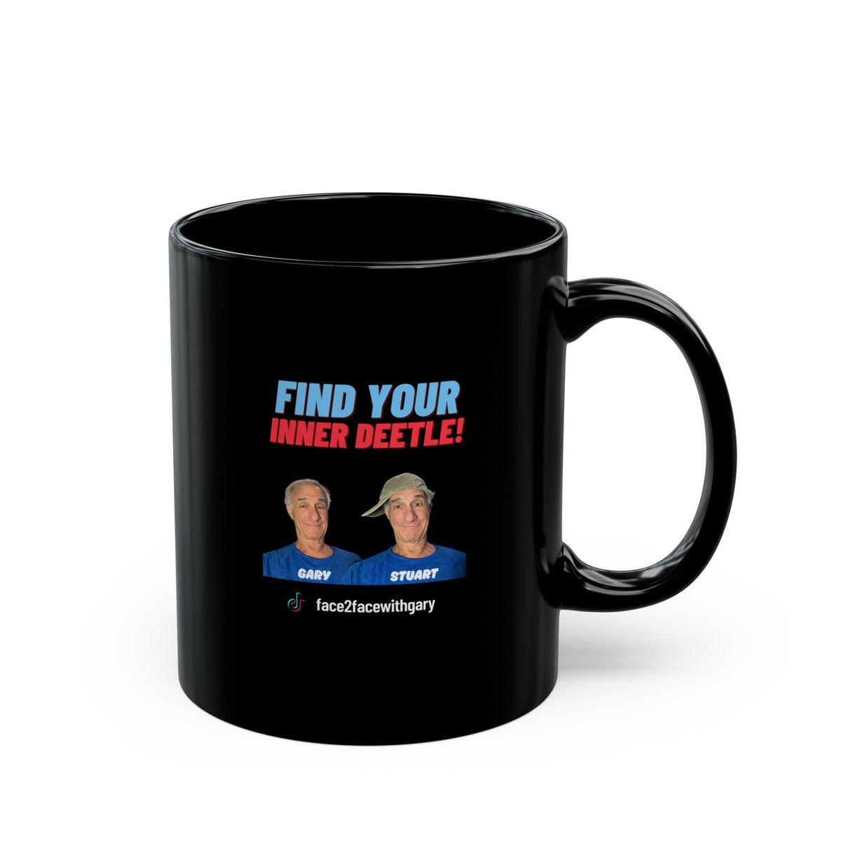 Inner Deetle Black Mug